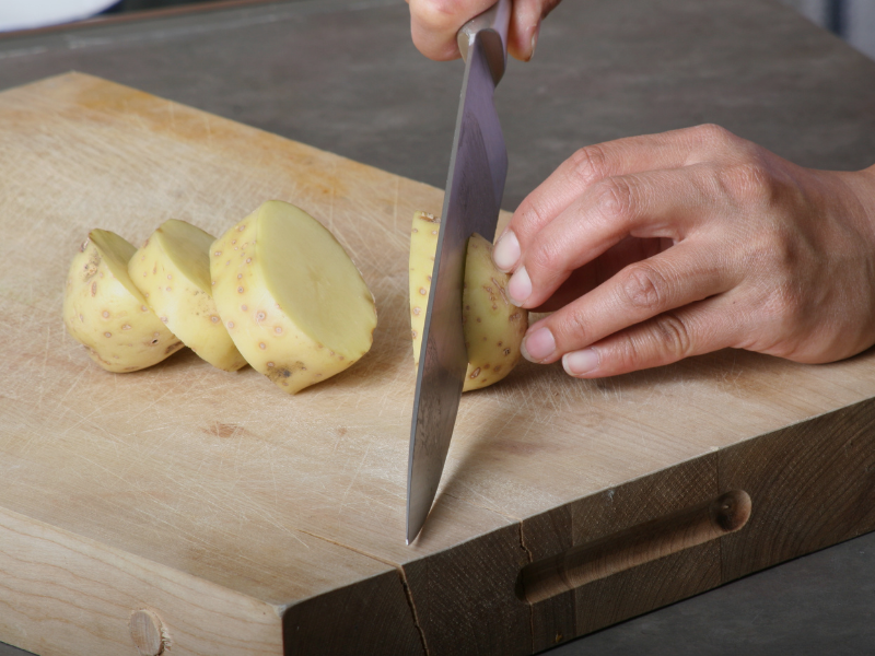 Preparing the Potato